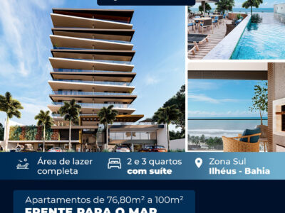Ilhéus - Brilho do Atlântico - Apartamentos 03 quartos sendo 01 suíte
