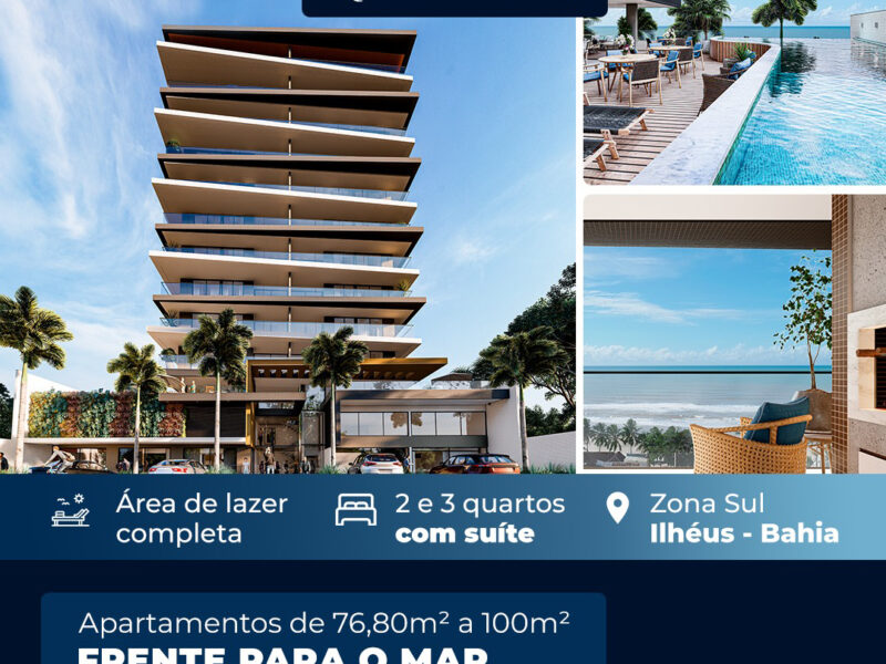 Ilhéus - Brilho do Atlântico - Apartamentos 03 quartos sendo 01 suíte