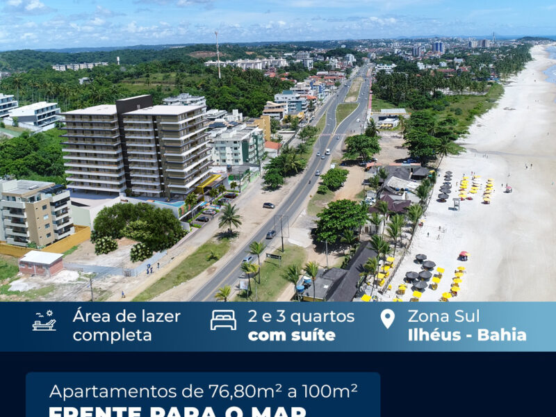 Ilhéus - Brilho do Atlântico - Apartamentos 03 quartos sendo 01 suíte