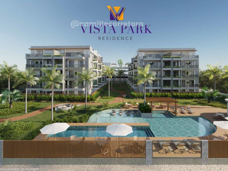 Vista Park - Apartamento FRENTE 03 quartos pé na areia