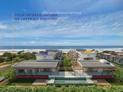 Vista Park - Apartamento FRENTE 03 quartos pé na areia