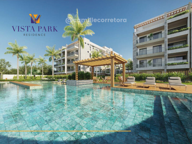 Vista Park - Apartamento FRENTE 03 quartos pé na areia