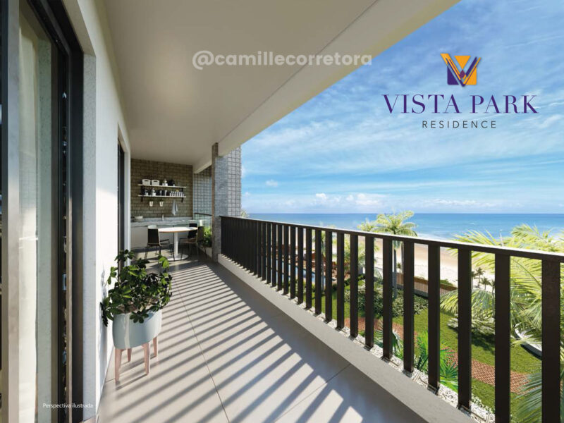 Vista Park - Apartamento FRENTE 03 quartos pé na areia