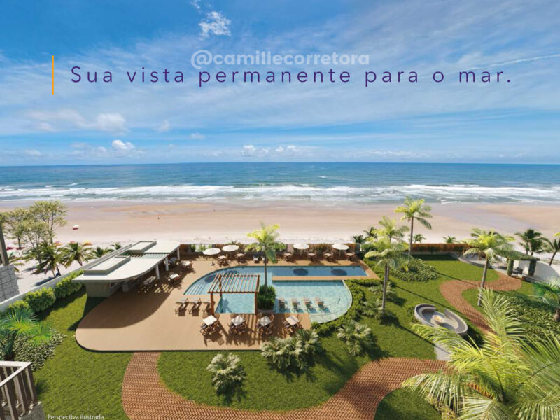 Vista Park - Apartamento FRENTE 03 quartos pé na areia