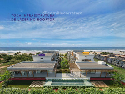 Vista Park - Apartamento FRENTE 03 quartos pé na areia