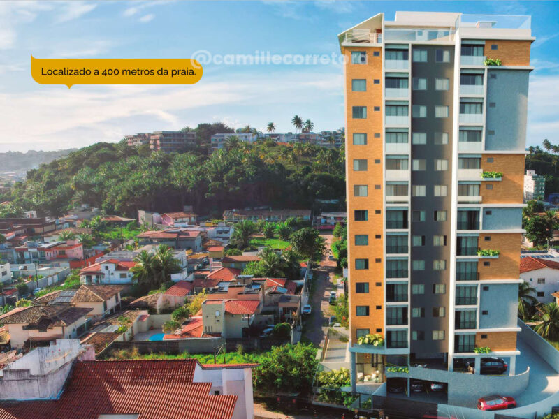 Gold park - Apartamento Studio e de 2/4 - Praia dos Milionários - Ilhéus/BA