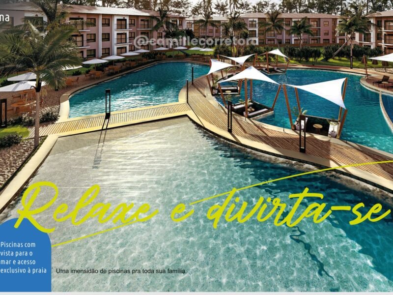 Kahakai Beach House – Apartamento de 02 quartos em Olivença – Ilhéus/BA